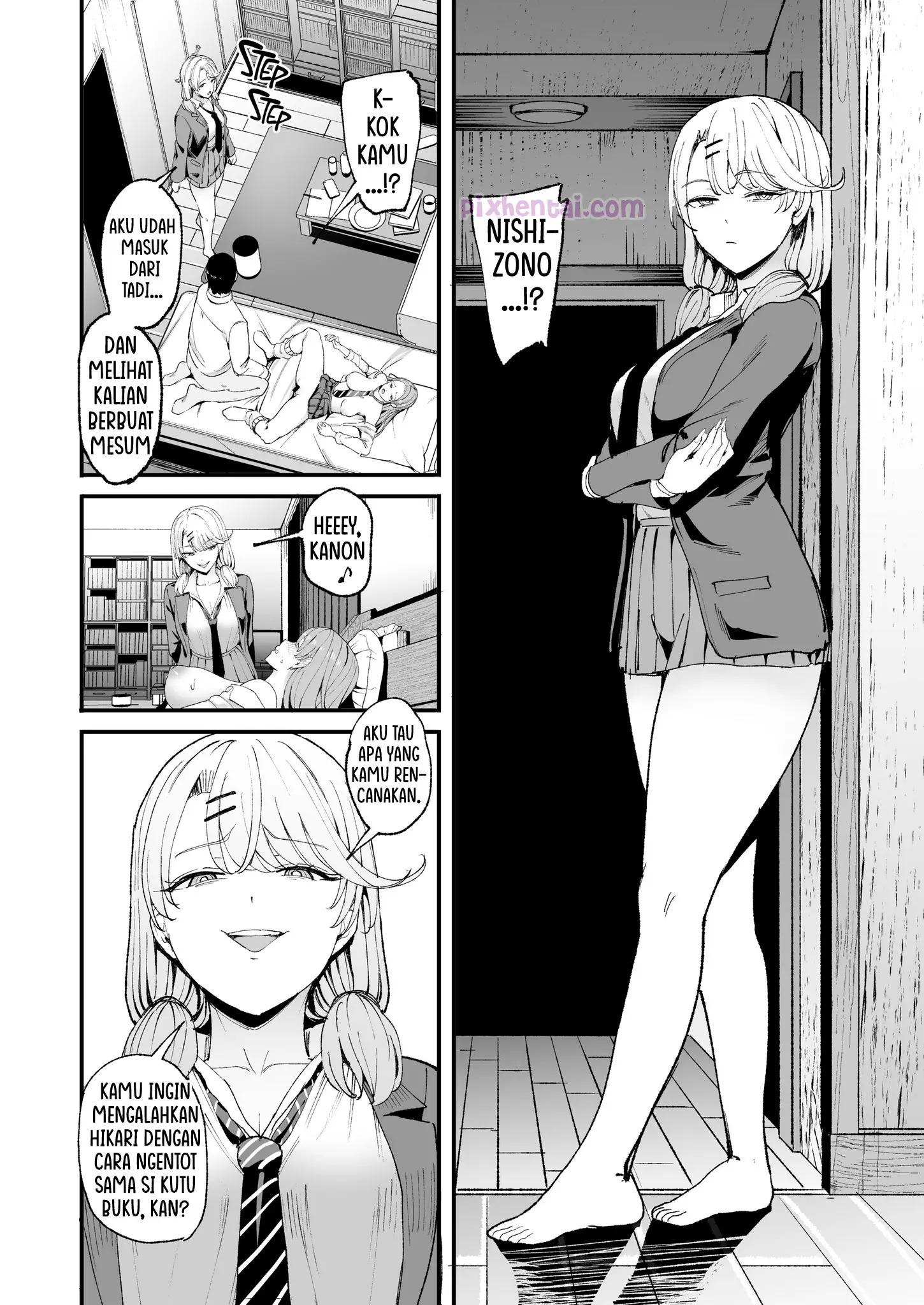 Komik hentai xxx manga sex bokep The Gyaru I Hang Out with Lets Me Use Her Pussy 4 page 61